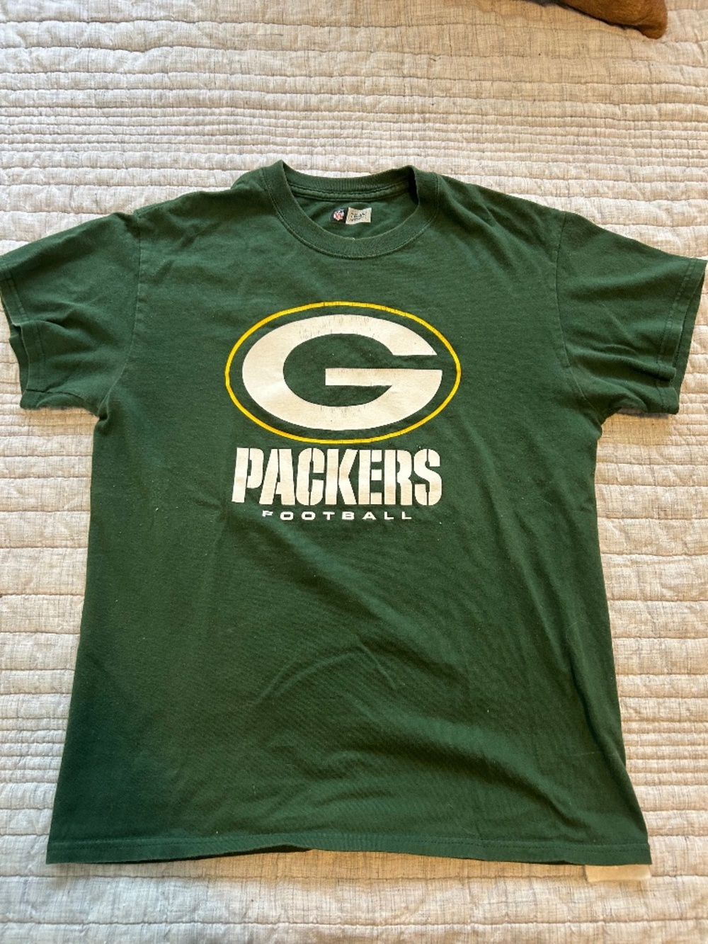 Green Bay Packer's t-shirt, adult unisex small